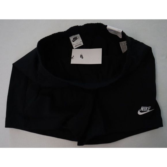 Nike DQ3350 Women's Sz S Black Essential Loose Fit High Rise Jersey Shorts $50 - Picture 3 of 7